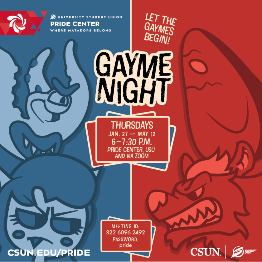 Pride Center: GAYme Night