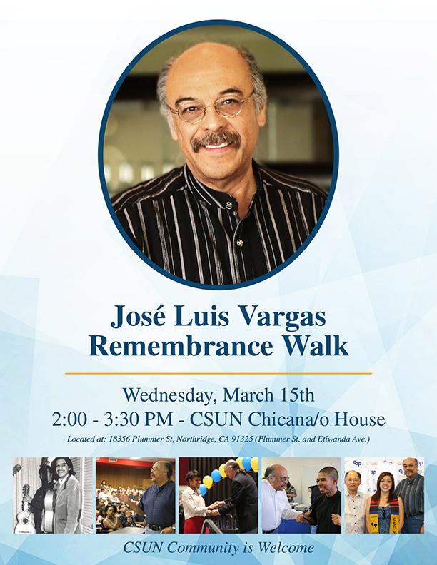 Jose Luis Vargas Remembrance Walk Announcement