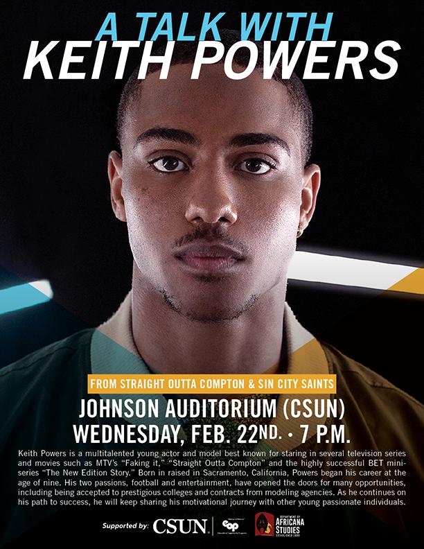 A Talk With Keith Powers Flyer