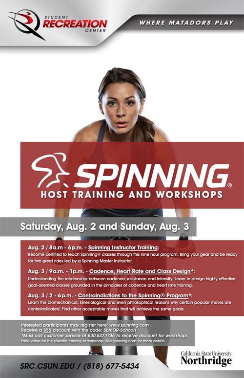 Spinning Host Training - Calendar Image