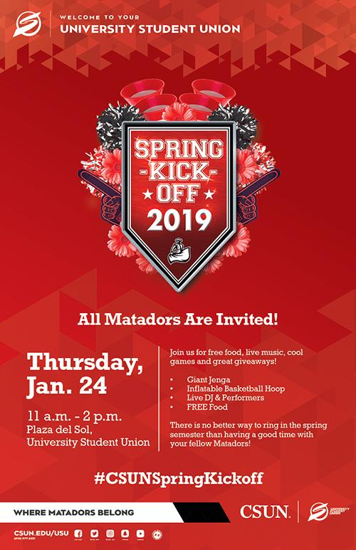 Spring Kickoff 2019 poster