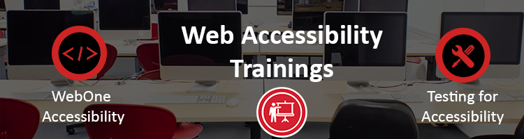 Web Accessibility Training Banner