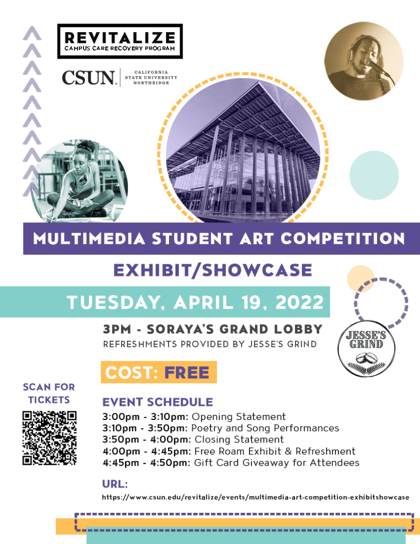 Revitalize CCRP Multimedia Art Competition Exhibit/Showcase Flyer