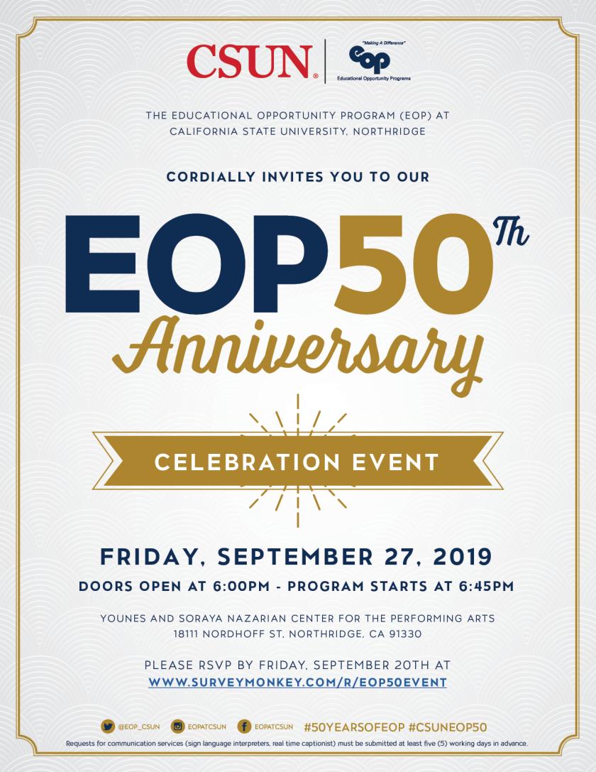 EOP 50th Anniversary Event