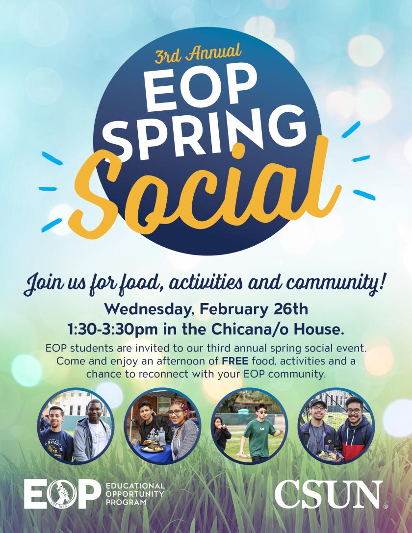 EOP Spring Social 2020 Flyer