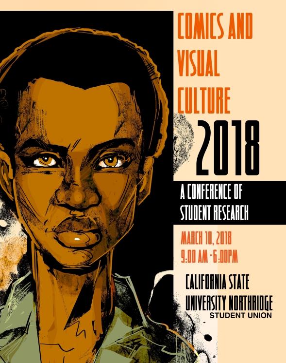 Comics and Visual Culture 2018 poster by John Jennings