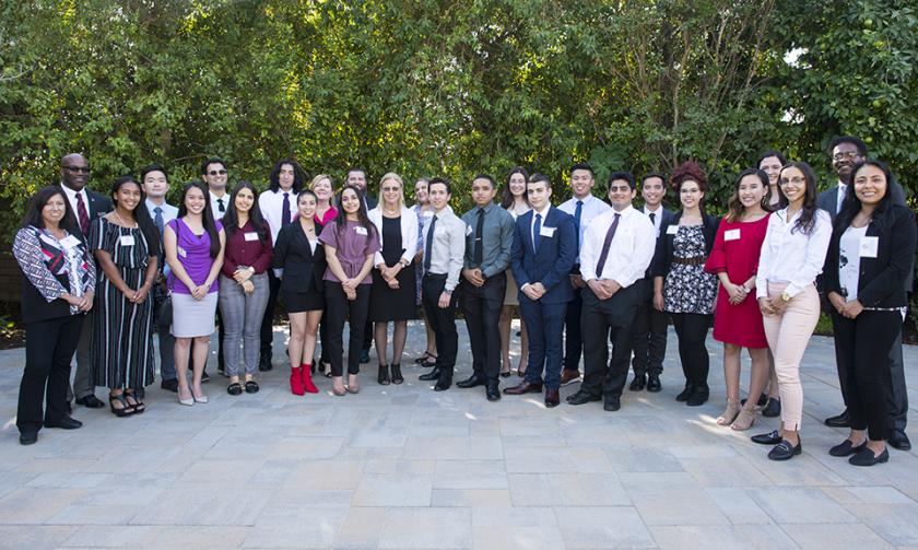 2018 Northridge Scholars group photo 