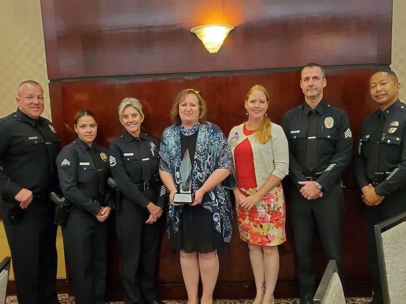 Kim Roth, Stephanie Molen, and Strength United multidisciplinary LAPD partners