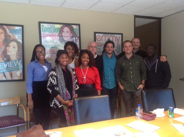 CSUN students meet members of the NBC Entertainment publicity team and learn about jobs and internships.
