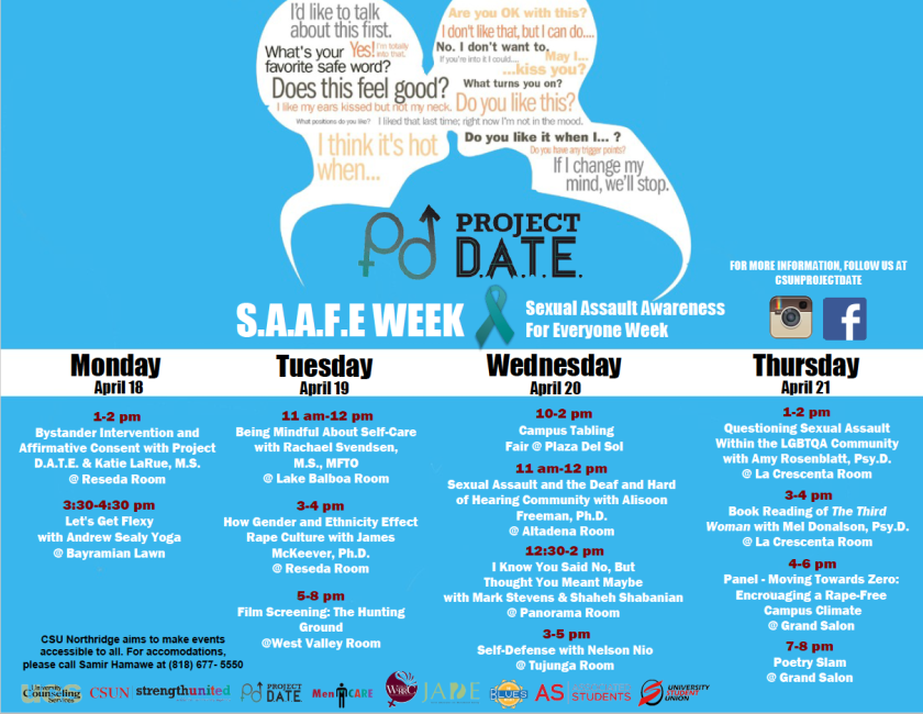 Project DATE Safe Week Schedule Lede Image