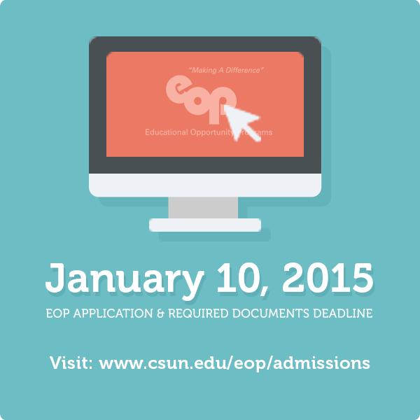 csun eop new deadline to apply