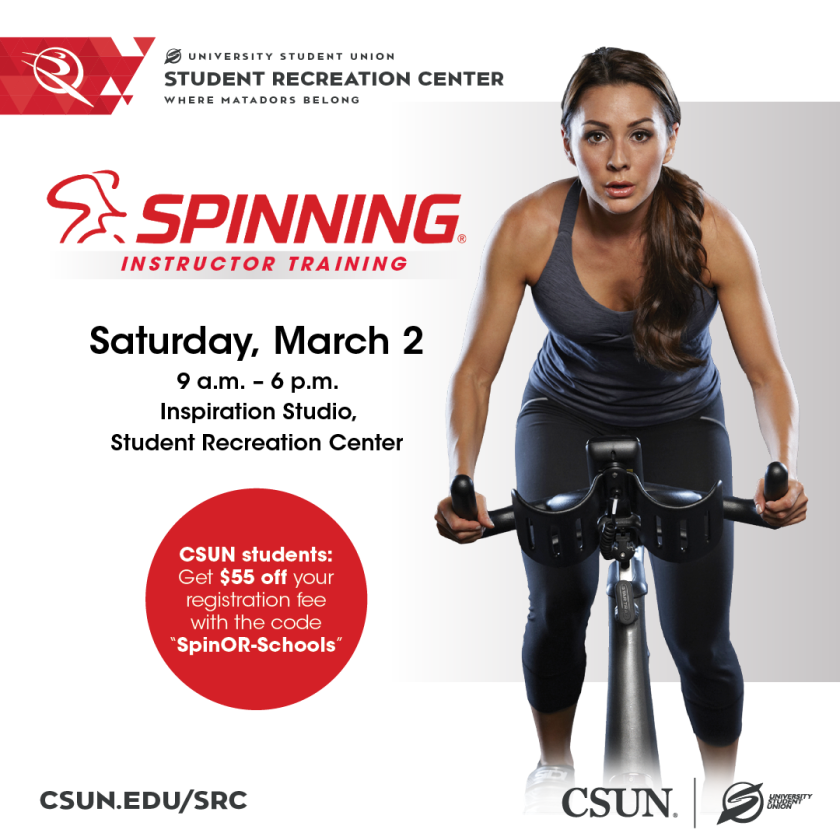 SRC: Spinning® Instructor Training  California State University, Northridge