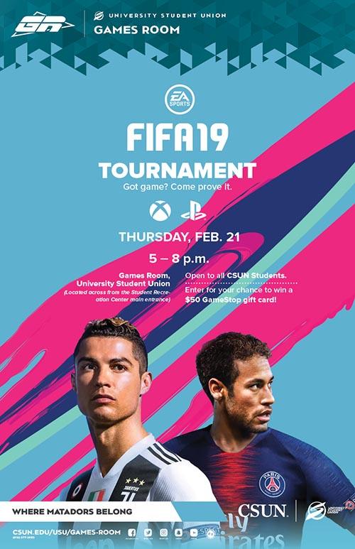 FIFA 2019 Tournament poster