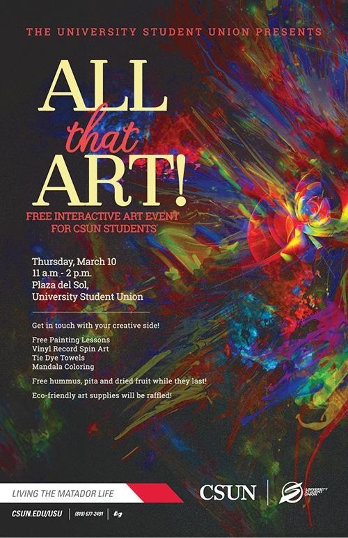 All That Art: Free Interactive Art Event - Thursday, March 10 