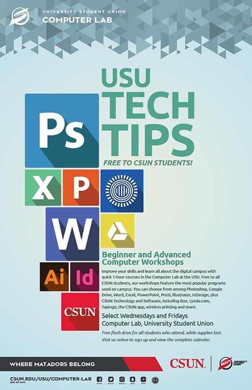 USU Tech Tips poster