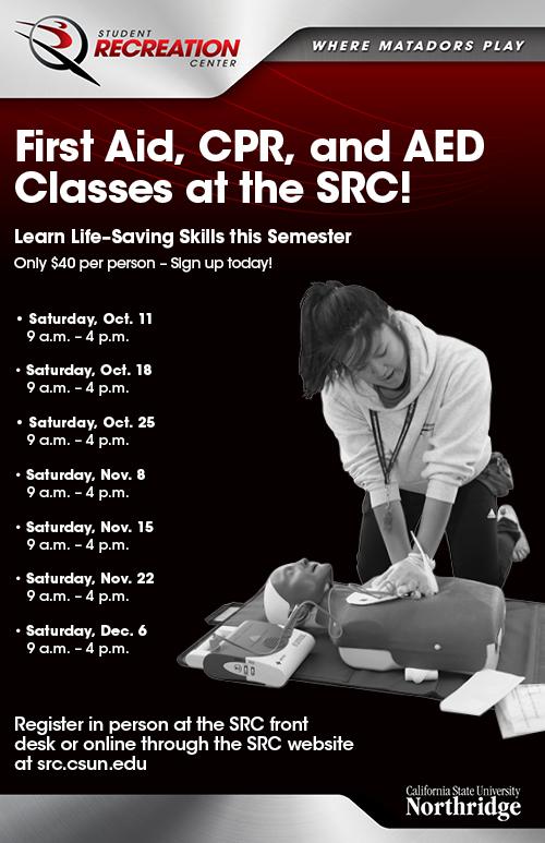 CPR, First Aid and AED Classes