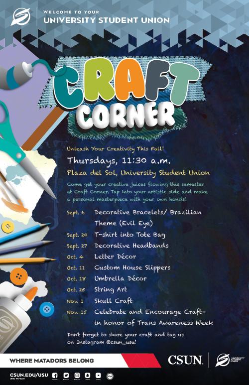 Craft Corner Poster