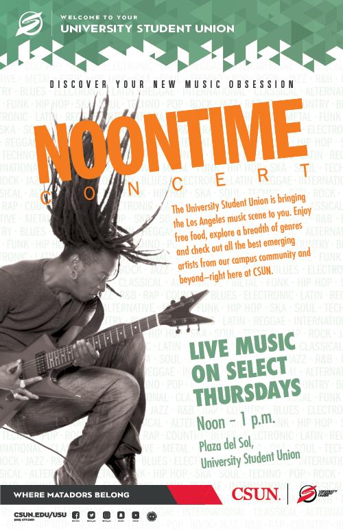 Noontime Concert poster