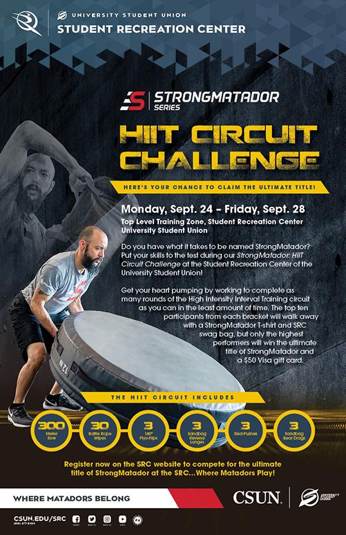 HIIT Circuit Challenge poster