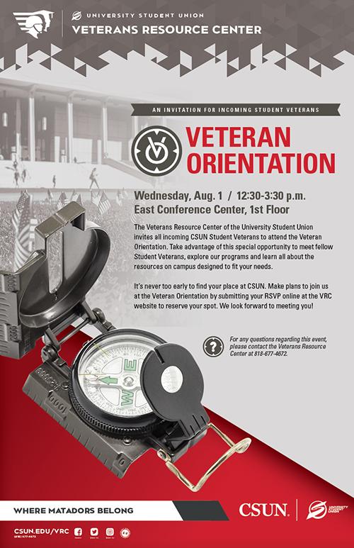 Veteran Orientation Flyer