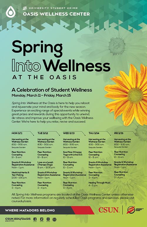 Spring Into Wellness poster