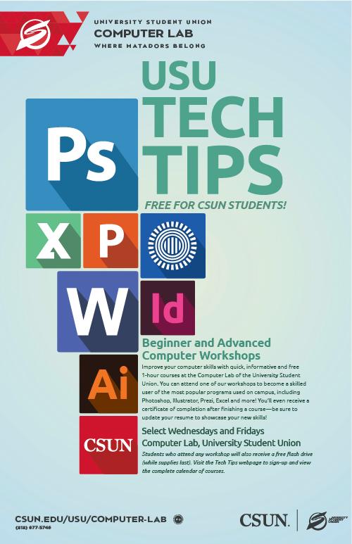 USU Tech Tips poster