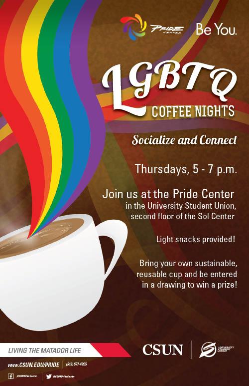 Coffee Nights this Springl at the Pride Center