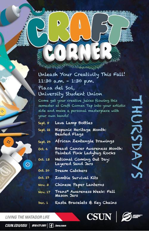 Craft Corner | Select Thursdays, 11:30 a.m. - 1:30 p.m.