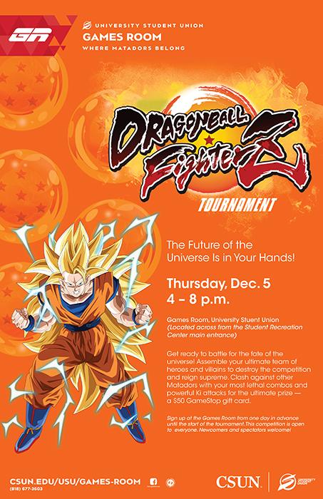 Dragon Ball FighterZ Tournament poster