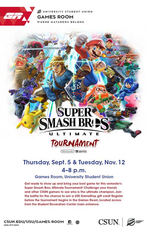 Super Smash Bros. Ultimate Tournament poster