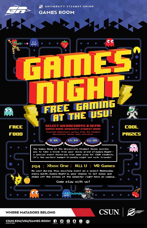 Games Night poster