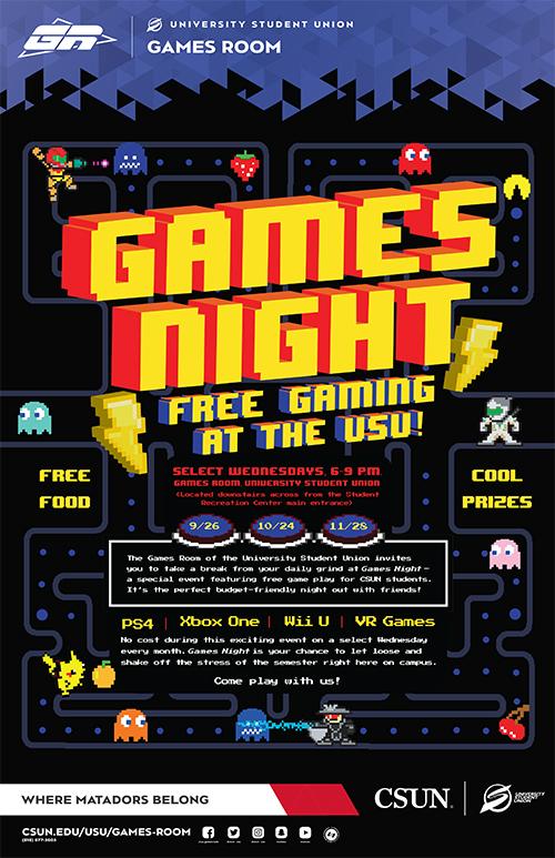 Games Night poster