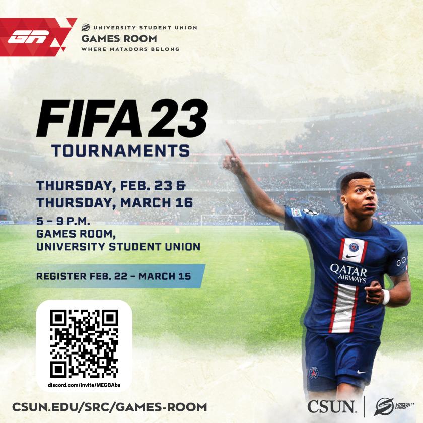 Games Room: FIFA 23 Tournament
