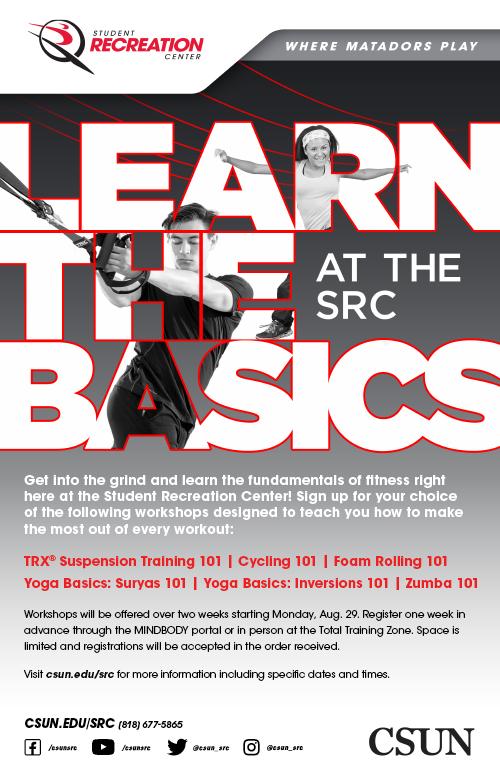 Learn the Basics at the Student Recreation Center