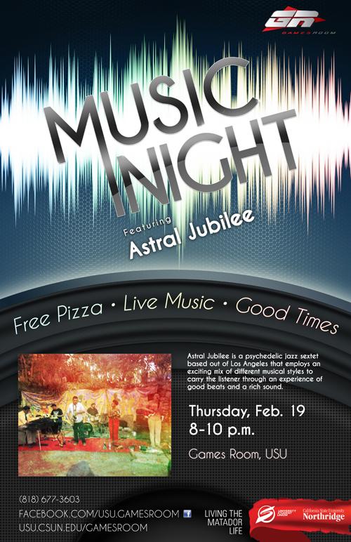Music Night featuring Astral Jubilee