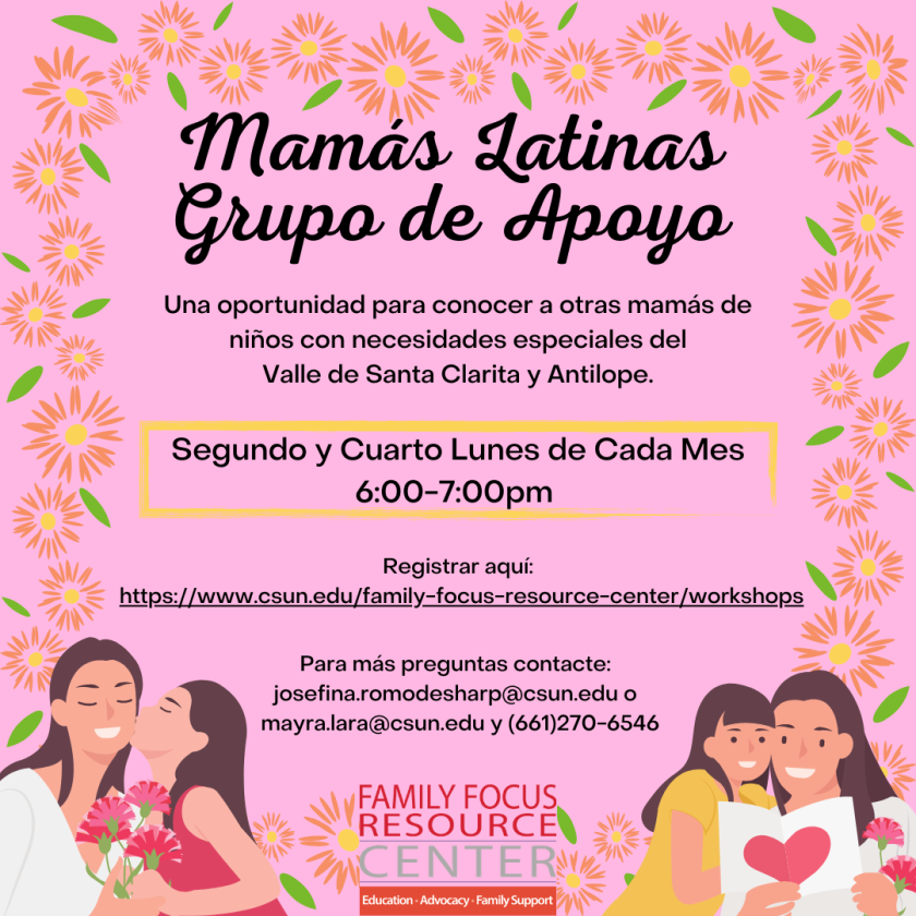 Mamas Latinas grupo de apoyo