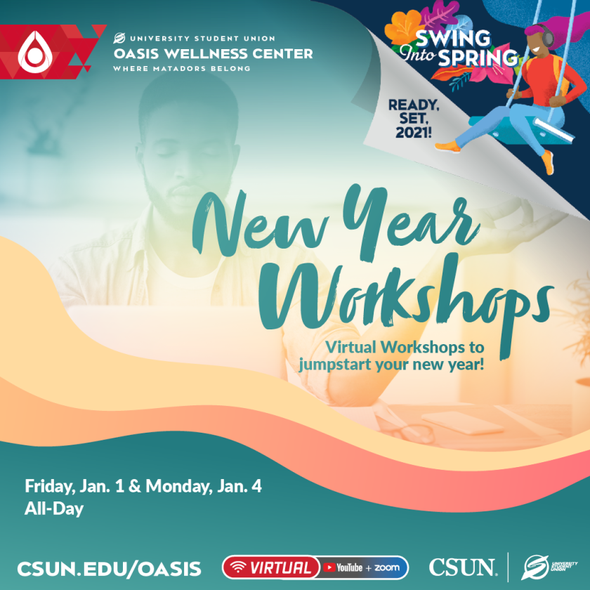 Oasis New Year Workshops
