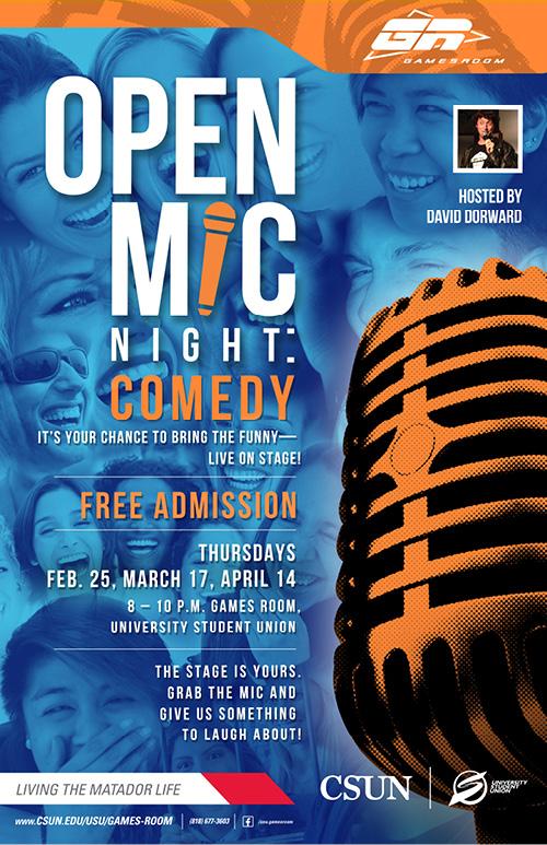 Open Mic Night: Comedy at the Games Room