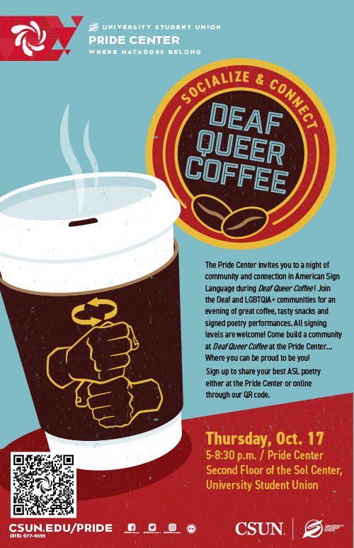 Deaf Queer Coffee poster