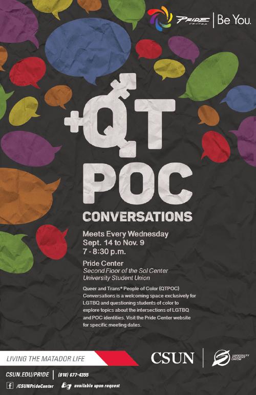 QTPOC Conversations at the Pride Center 
