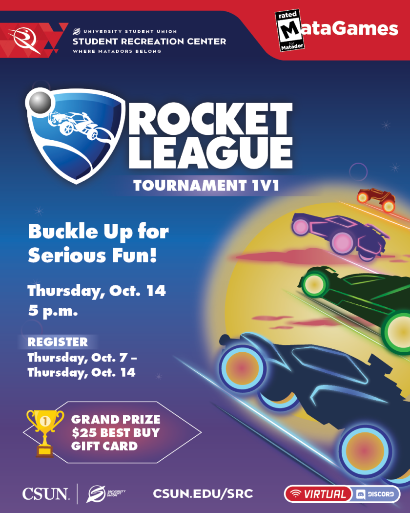Games Room: MataGames Rocket League Tournament 2v2