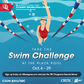 Take the Swim Challenge at the Plaza Pool