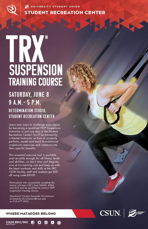 TRX Suspension Training Course poster