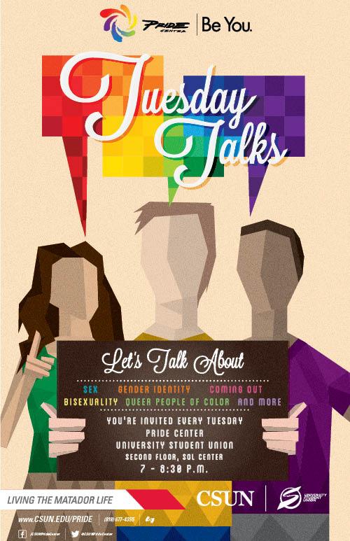 Tuesday Talks at the Pride Center