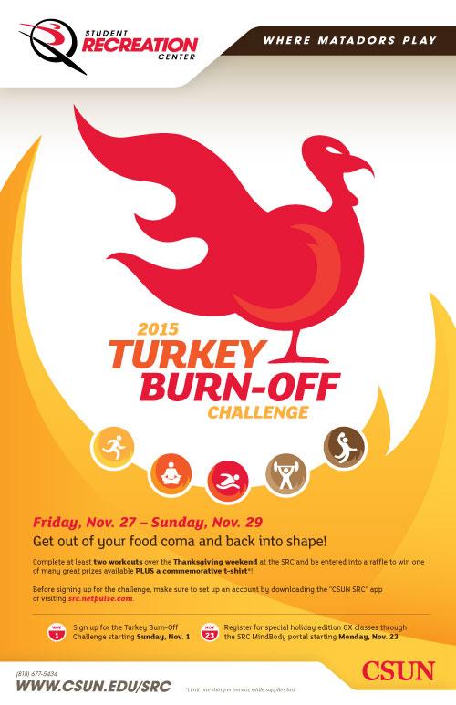 Burn Off Your Extra Holiday Calories at the Turkey Burn-Off Challenge: Nov. 27 - Nov. 29
