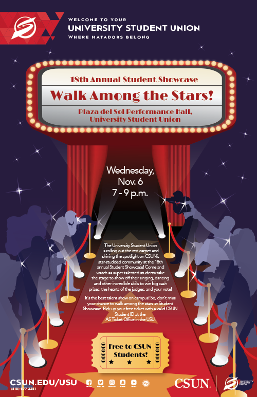 18th Annual Student Showcase—Walk Among the Stars!