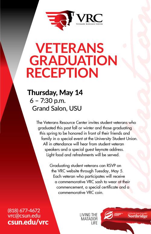 Veterans Graduation Reception