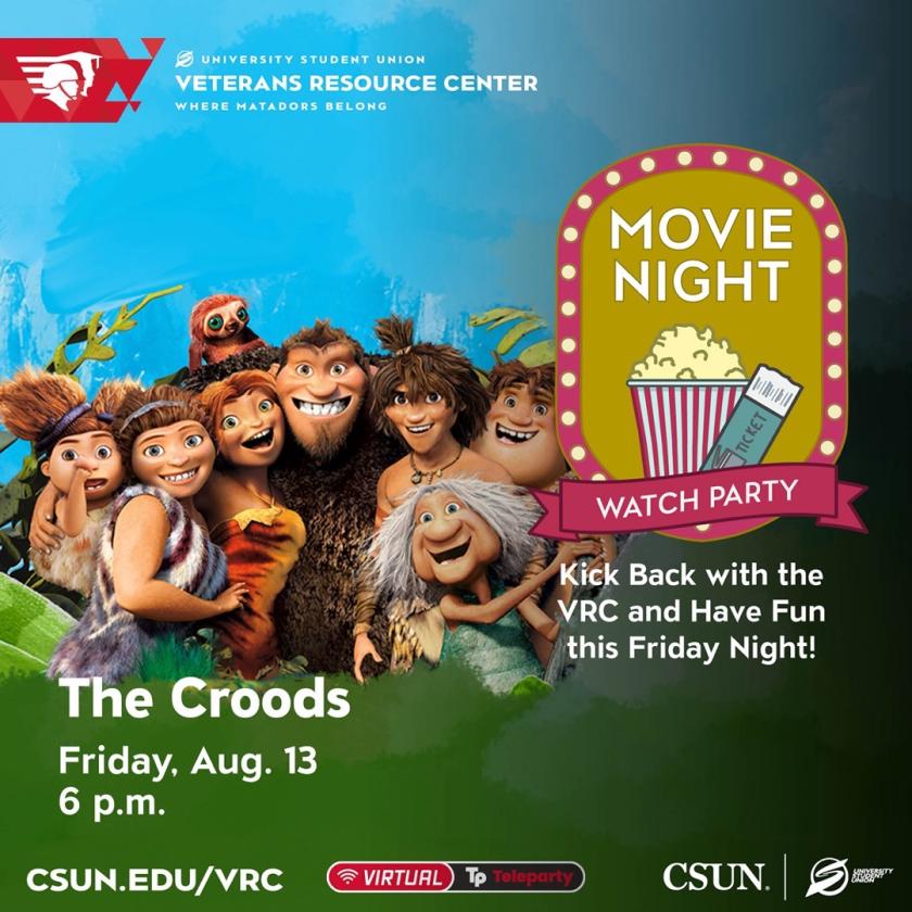 VRC Movie Night Watch Party: The Croods