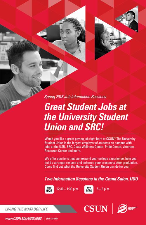 Work for the University Student Union