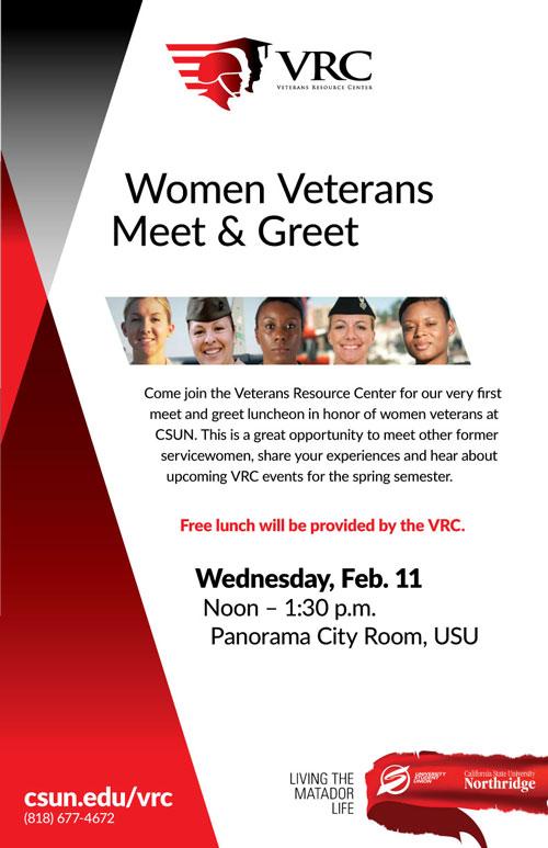 Women Veterans Meet &amp; Greet